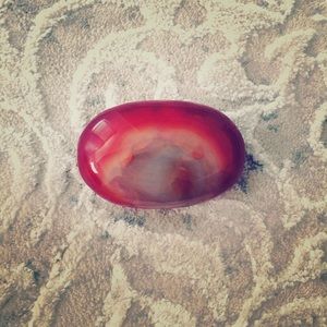 Beautiful Natural Carnelian Palm Stone